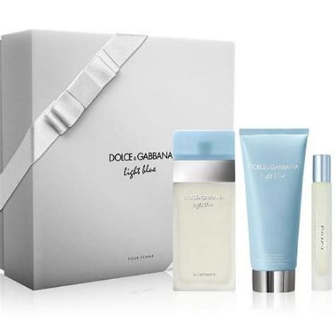 geschenk set dolce gabbana light blue parfum und badegel|light blue perfume on sale.